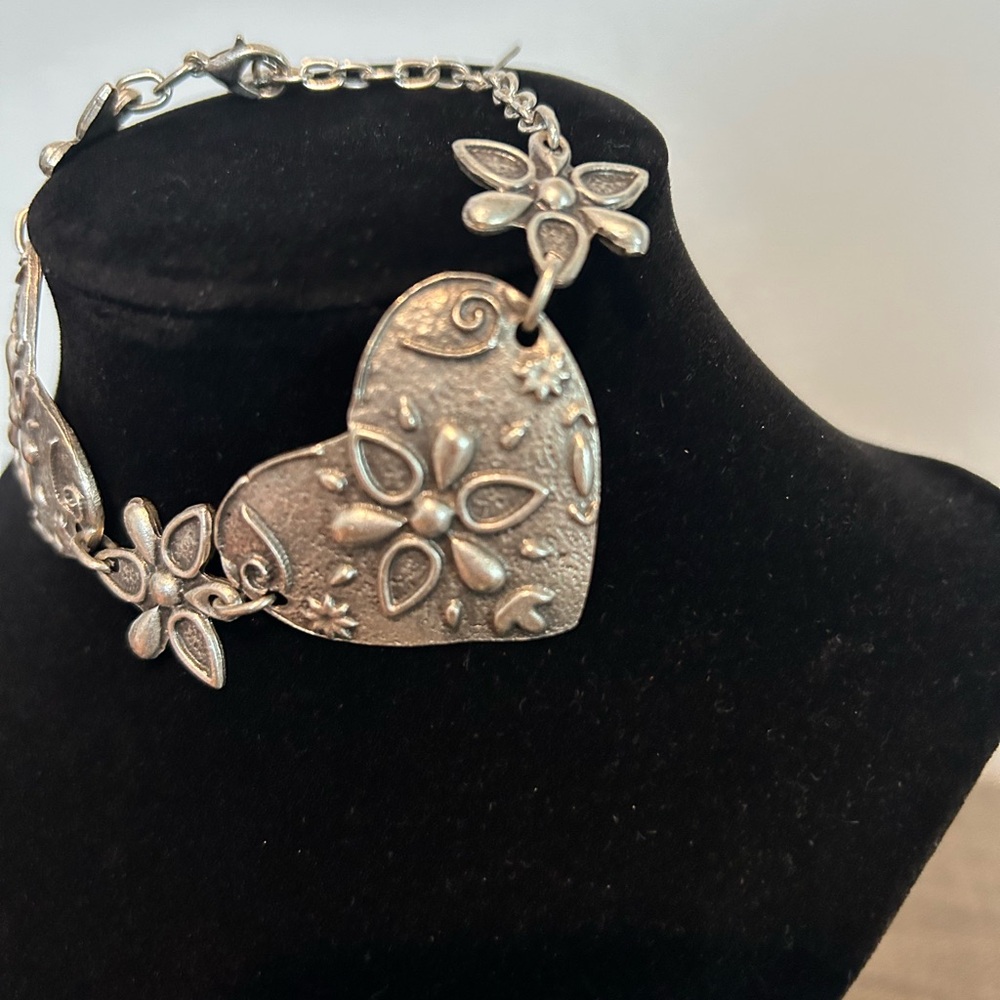 Heart & Flower Anklet - Picture 5 of 6